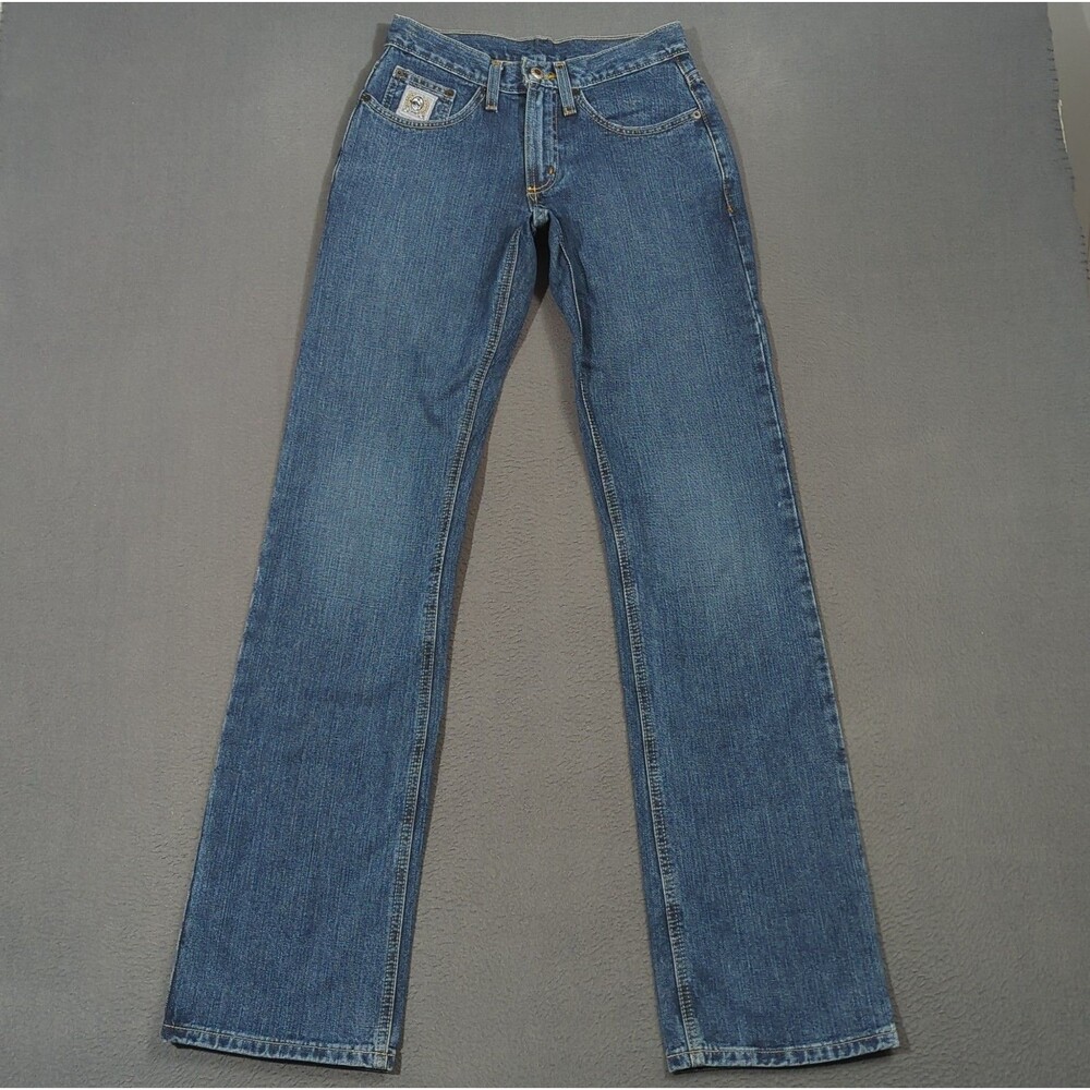 Cinch Jeans Men's 26x36 Blue Western Denim Silver Label Slim Straight
